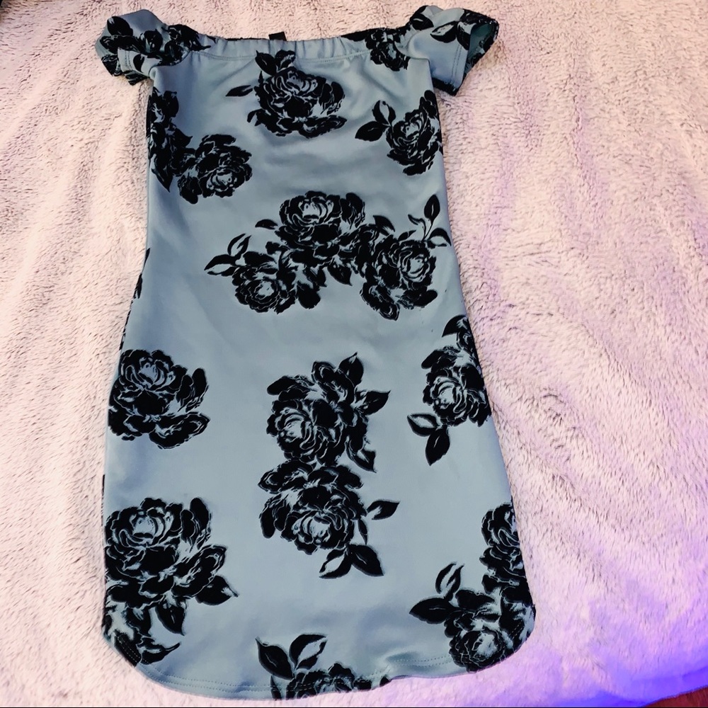 Blue dress